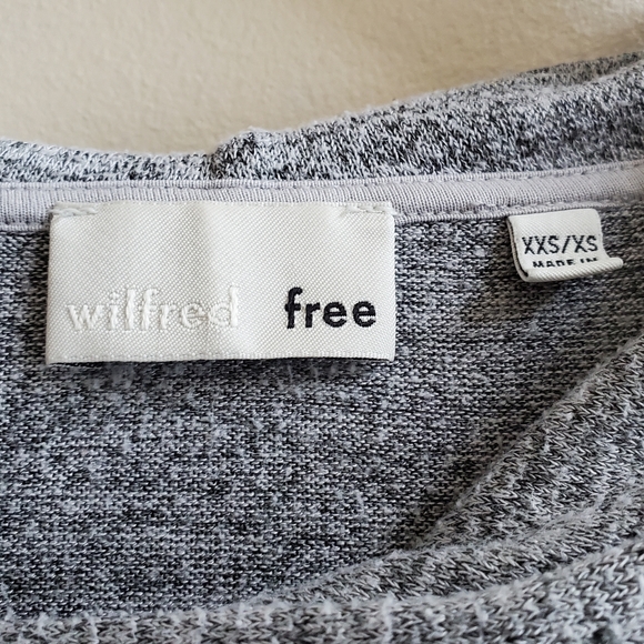 Wilfred Free Gray XS Wilfred Xxs/Xs Soft Thin pull over thin hoodie - Picture 4 of 7